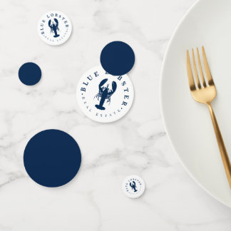 Blue Lobster Vastgoed Knop Confetti
