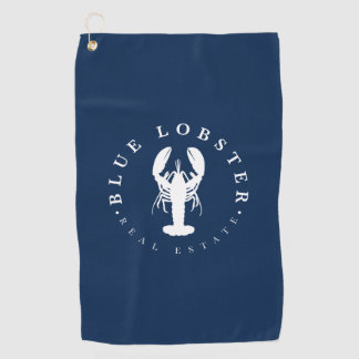 Blue Lobster Vastgoed Knop Golfhanddoek