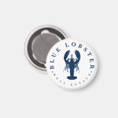 Blue Lobster Vastgoed Knop Magneet (Voorkant / Achterkant)