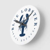 Blue Lobster Vastgoed Knop Ronde Klok (Hoek)