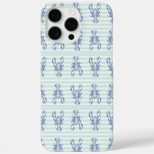 Blue Lobsters iPhone / iPad case (Achterkant)