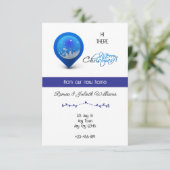 Blue Location New Home Announcement Aankondiging (Staand voorkant)