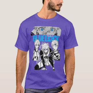 Blue Lock Seishiro Nagi Meerdere Scènes Grote Bors T-shirt