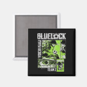 Blue Lock Yoichi Isagi Gesplitste Voetbalpanelen Magneet (Voorkant / Achterkant)