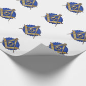 Blue Lodge Mason Cadeaupapier (Hoek)