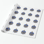 Blue Lodge Mason Cadeaupapier (Uitgerold)