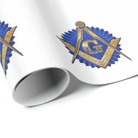 Blue Lodge Mason Cadeaupapier (Rol Hoek)