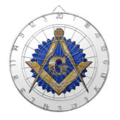 Blue Lodge Mason Dartbord (Voorkant)