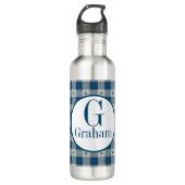 Blue Lodge Pset Monogram Waterfles (Voorkant)