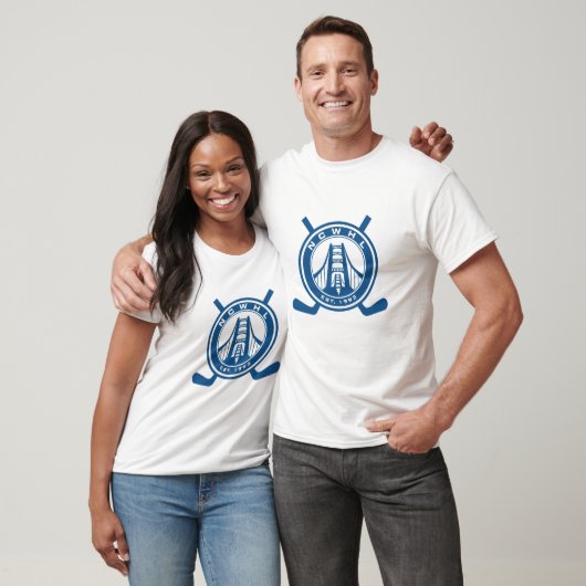 Blue Logo T-Shirt Mannen (Unisex)