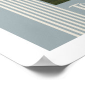 Blue Lombard Lines Arch Custom Photo Art Print (Hoek)