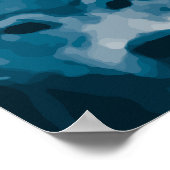 Blue Lone Wolf Poster (Hoek)