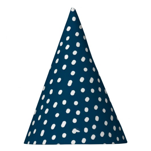 Blue Longo Dotto Party Pet Feesthoedjes (Rechts)