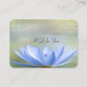 Blue Lotus, Confetti, Spa, Massage Kortingskaartje (Voorkant)