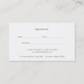 Blue Lotus Family Therapist Appointment Afsprakenkaartje (Achterkant)