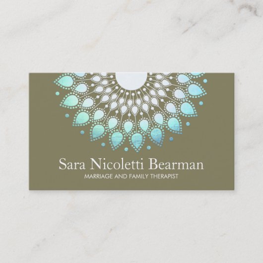 Blue Lotus Family Therapist Appointment Afsprakenkaartje (Voorkant)