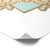 Blue Lotus Flower Mandala Poster (Hoek)