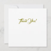 Blue Lotus Flower Spiritueel Zen Art Gepersonalise Bedankkaart (Achterkant)