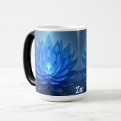 Blue Lotus Flower Spiritueel Zen Art Magische Mok (Voorkant links)