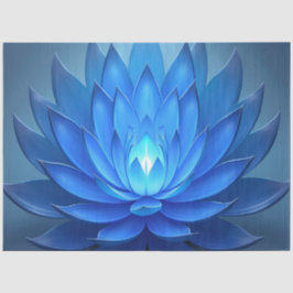 Blue Lotus Flower Spirituele kunst Tissuepapier