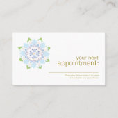 Blue Lotus Health and Wellness Appointcard Afsprakenkaartje (Voorkant)