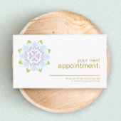 Blue Lotus Health and Wellness Appointcard Afsprakenkaartje