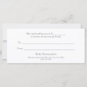 Blue Lotus Health and Wellness Cadeaubon (Achterkant)