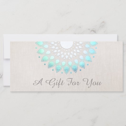 Blue Lotus Health and Wellness Cadeaubon (Voorkant)