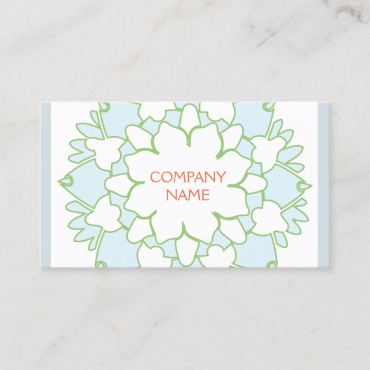 Blue Lotus Holistic Health Visitekaartje (Voorkant)