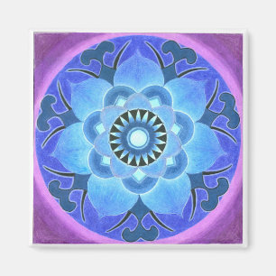 Blue Lotus Magnet