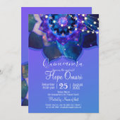 Blue Lotus Mandala Kaart (Voorkant / Achterkant)