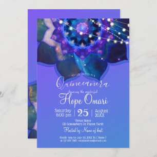 Blue Lotus Mandala Kaart