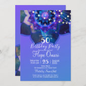 Blue Lotus Mandala Kaart (Voorkant / Achterkant)