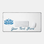 Blue Lotus Mind Body Spirit - Gepersonaliseerd Bureaumat (Keyboard & Muis)