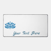 Blue Lotus Mind Body Spirit - Gepersonaliseerd Bureaumat (Voorkant)