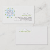 Blue Lotus Natural Health Healer Visitekaartje (Voorkant / Achterkant)