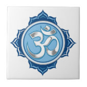 Blue Lotus Om Tegeltje (Voorkant)