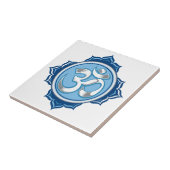 Blue Lotus Om Tegeltje (Zijkant)