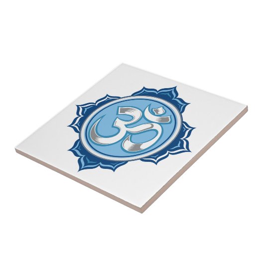 Blue Lotus Om Tegeltje (Zijkant)