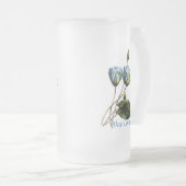 Blue Lotus Personalized Mug Matglas Bierpul (Voorkant rechts)