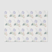 Blue Lotus Pod Floral-weefselpapier Tissuepapier (Voorkant)