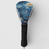 Blue Lotus Pond Serenity Symbol Renewal Spiritual Golfheadcover (Voorkant)