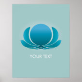 BLUE LOTUS POSTER (Voorkant)