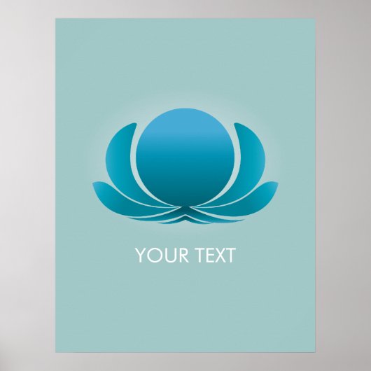 BLUE LOTUS POSTER (Voorkant)