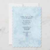 Blue Lotus Vrijgezellenfeest Kaart (Achterkant)