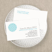 Blue Lotus Wellness en Healing Arts Visitekaartje