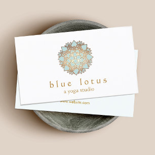 Blue Lotus Yoga Instructor Holistic Health Visitekaartje