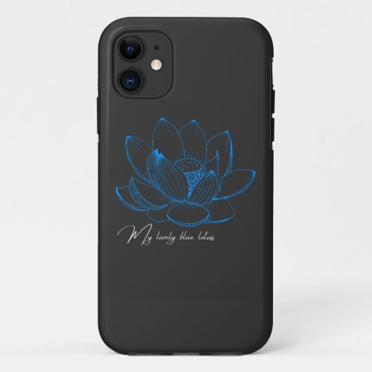 Blue Louts iPhone / iPad case (Achterkant)