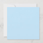 Blue Love Bird Swirls Save the Date Invite Kaart (Achterkant)