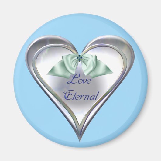 Blue Love Eternal Magnet (Voorkant)